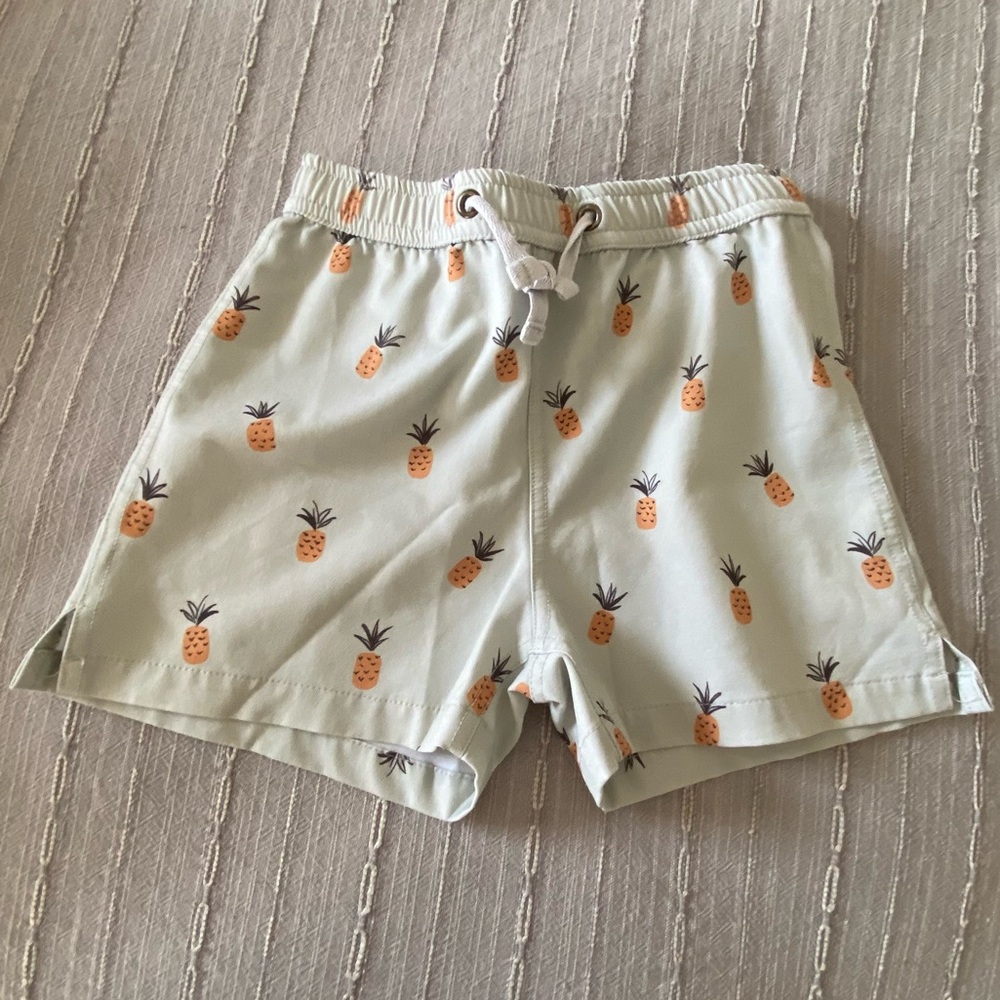 Pineapple Print Shorts